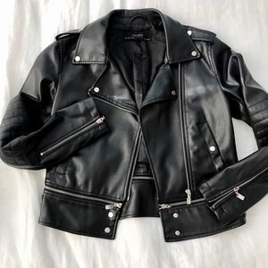 Zara leather jacket